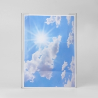 Настенная подставка А4 объемная, 22&times;3&times;30 см, оргстекло 2 мм, В ЗАЩИТНОЙ ПЛЁНКЕ