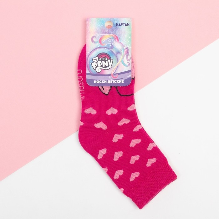 Носки детские &laquo;Пинки Пай&raquo;, Мой маленький пони, 14-16 см