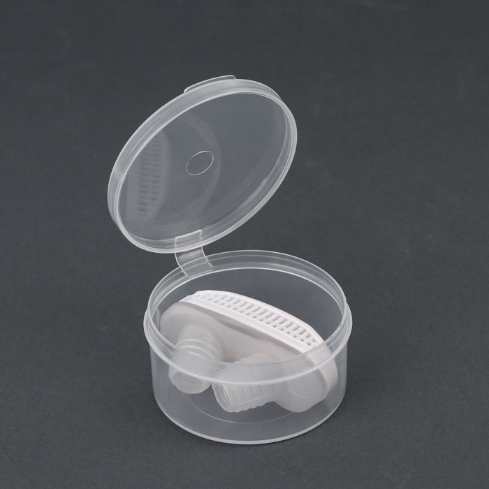 Приспособление против храпа, в футляре, 5 &times; 3,5 &times; 2 см, цвет белый