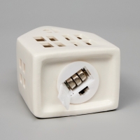 Светодиодная фигура "Дом с трубой" 12.6х5.5х7.5, 1 LED, LR44x3(в компл.), Т/БЕЛЫЙ