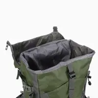 Рюкзак тур 65+5л, 30*20*53, отдел на шнурке, 5нар+2вн кармана, цвет хаки