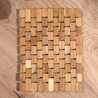Коврик из тикового дерева, 30х20х0,7 см