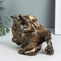 Фигура "Рыбка золотая" 20,5х16х14 см