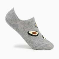 Носки женские, цвет серый, размер 23-25