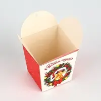 Бонбоньерка новогодняя &laquo;Змея 2025&raquo;, 7.5 х 8 х 7.5 см