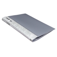 Папка с 30 вкладышами А4, 600 мкм, Calligrata, 15 мм, серая Папка с 30 вкладышами А4, 600 мкм, Calligrata, 15 мм, серая