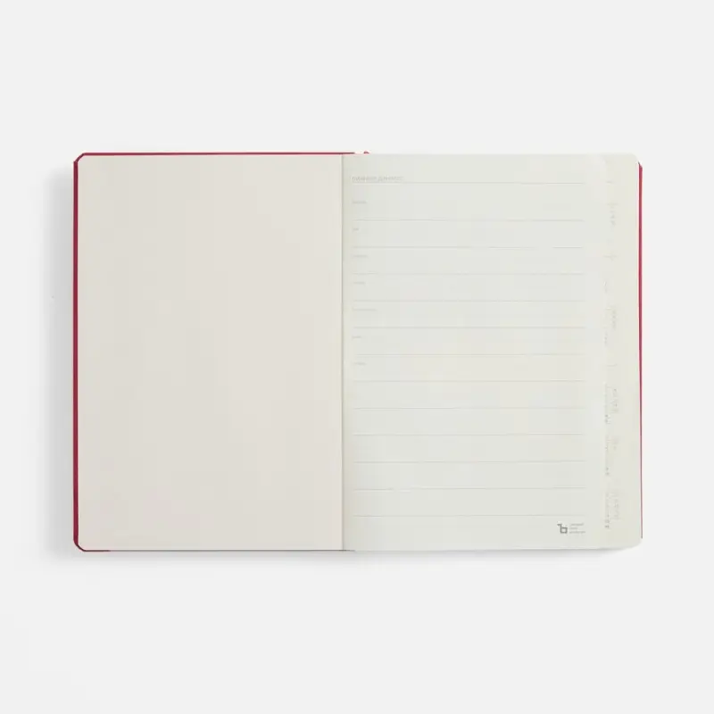 Ежедневник Urban Hard, недатированный, красный