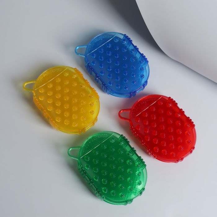 Массажёр антицеллюлитный «Чудо-варежка», мини, с подвесом, 9,5 × 7 см, цвет МИКС Массажёр антицеллюлитный «Чудо-варежка», мини, с подвесом, 9,5 × 7 см, цвет МИКС