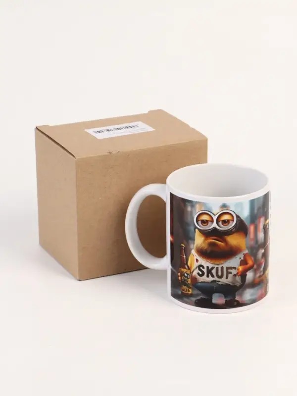 Кружка керамическая в коробке &laquo;Миньон скуф 18+&raquo;, 320 мл