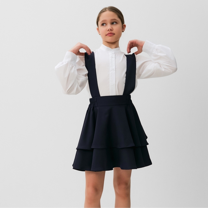 Сарафан для девочки MINAKU, синий, рост 146 см