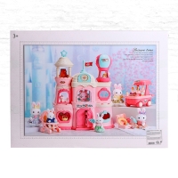 Дом для зверей &laquo;Зайчики: большая семья&raquo; с набором аксессуаров