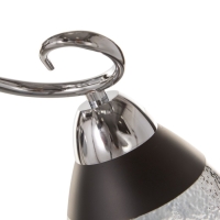 Люстра "Дождь" 5х40Вт Е27 хром 58х58х24см