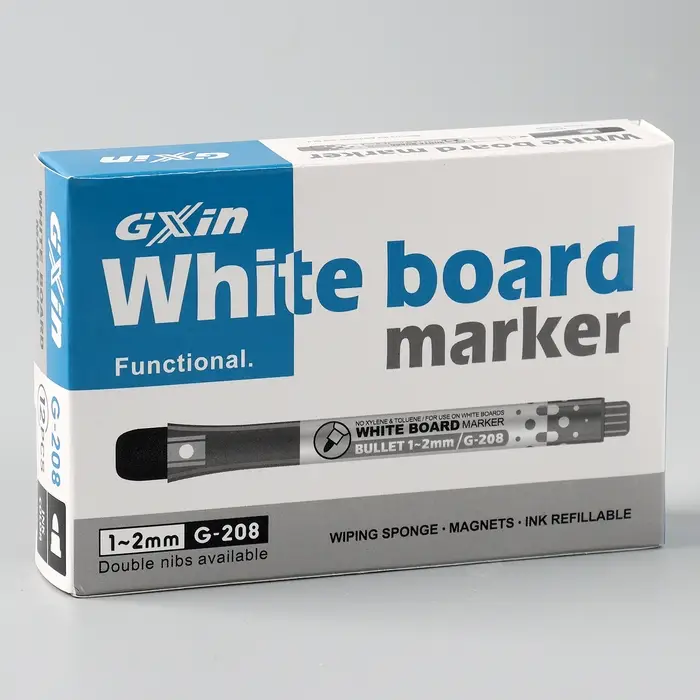 Маркер на водной основе с магнитом, 2 &times; 2 &times; 13,5 см, цвет чёрный