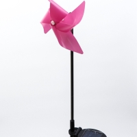 Штекер с подсветкой "Ветерок" розовый, 19х70см Штекер с подсветкой "Ветерок" розовый, 19х70см