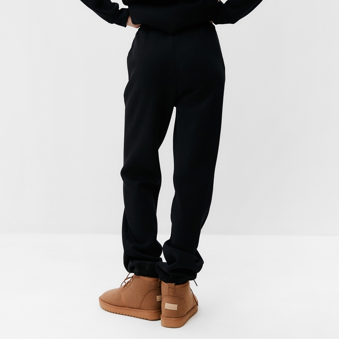 Джоггеры женские MIST Cozy style, чёрный, размер 42