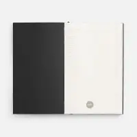 Ежедневник Flat Mini, недатированный, черный