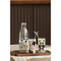 Стакан высокий для молока Доляна &laquo;Панда&raquo;, 230 мл