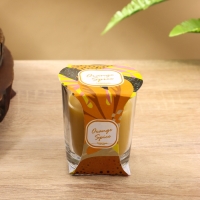 Свеча ароматическая "Candle" 85 гр, апельсиновые специи