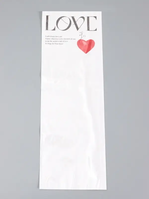 Пакет конус, для цветов, белый, 14&times;40 см