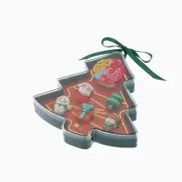 Кольца детские набор 5 шт "Выбражулька" в форме елки, форма МИКС, цвет МИКС, б-р