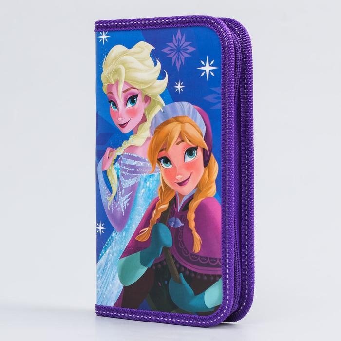 Пенал каркасный, 1 секция, 115х205х30 мм, ламинированный картон, Холодное сердце Пенал каркасный, 1 секция, 115х205х30 мм, ламинированный картон, Холодное сердце