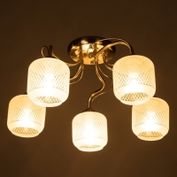 Люстра потолочная Бетти 5х40Вт Е14 Хром 54x54x29 см Люстра потолочная Бетти 5х40Вт Е14 Хром 54x54x29 см