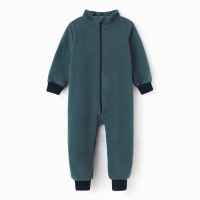 Комбинезон для мальчика, цвет тёмно-серый, рост 80-86 см МИКС