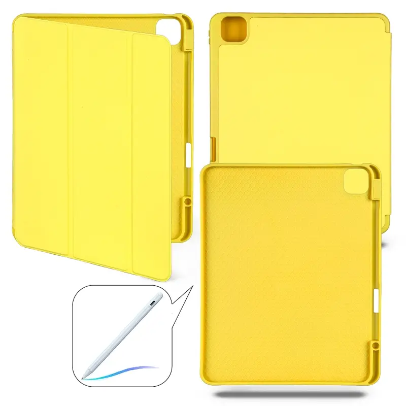 Чехол-книжка iPd Pro 13 (2024) Smart case (Pencil) Yellow №4