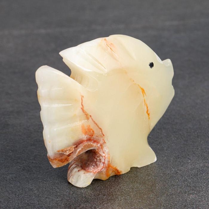 Сувенир «Рыба», 6,3 см, оникс Сувенир «Рыба», 6,3 см, оникс