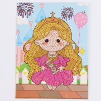 Алмазная вышивка &laquo;Манами&raquo;, 13,7 &times; 18,3 см, картон, с частичным заполнением