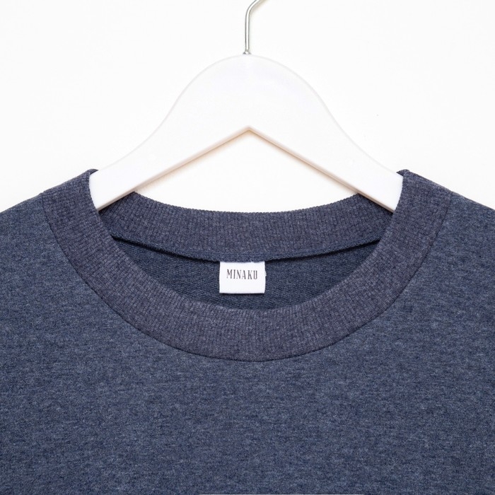 Свитшот мужской MINAKU: Casual collection MAN цвет индиго меланж, размер 54 Свитшот мужской MINAKU: Casual collection MAN цвет индиго меланж, размер 54