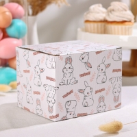 Конфетница Доляна «Зайка», 250 мл, цвет голубой Конфетница Доляна «Зайка», 250 мл, цвет голубой