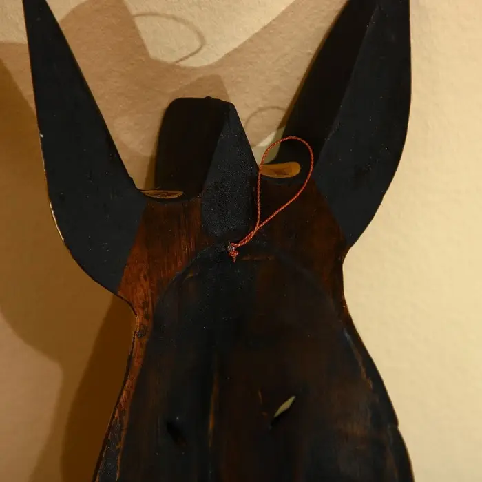 Маска &laquo;Зебра&raquo;, 50 см, дерево албезия