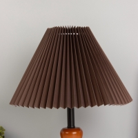 Лампа настольная BayerLux ЭКО "Камила" 1х40Вт Е27 черный/темно-кор. 27х27х40см