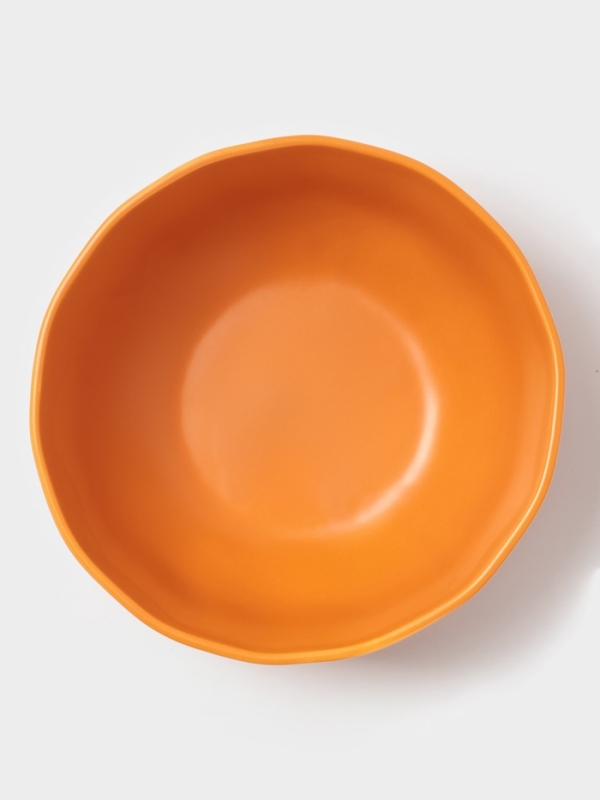 Салатник Magistro "Potter" 17см 17,4х8 цвет оранжевый