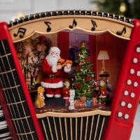 Фигура светодиодная «Волшебная гармонь», 18.5х6.3х23 см, музыка, батарейки ААх3 (не в комплекте), USB, свечение тёплое белое Фигура светодиодная «Волшебная гармонь», 18.5х6.3х23 см, музыка, батарейки ААх3 (не в комплекте), USB, свечение тёплое белое