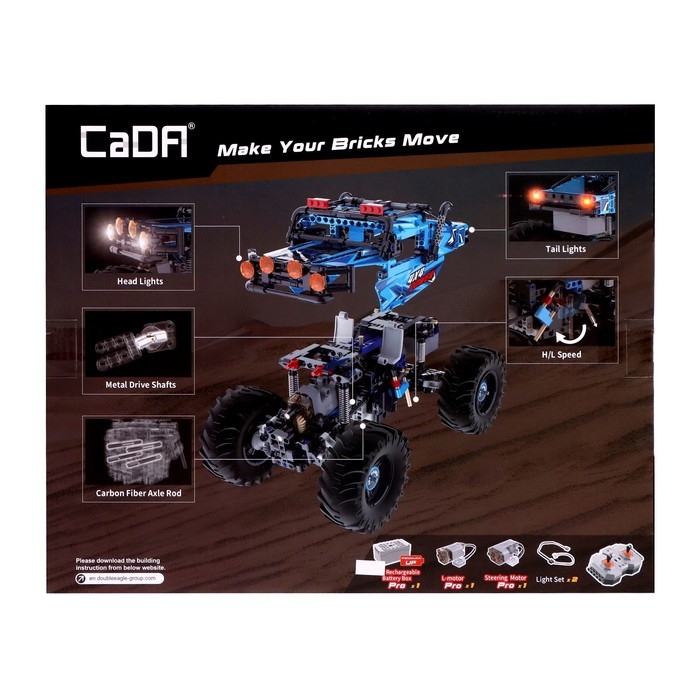 Конструктор радиоуправляемый &laquo;Монстртрак&raquo;, 699 деталей