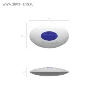 Ластик с центровкой ErichKrause Smart Mini, овальный, средней жёсткости, гипоаллергенный
