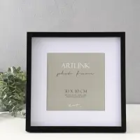 Фоторамка МДФ "Camila" 30х30 см, с паспарту (18х18 см), чёрный