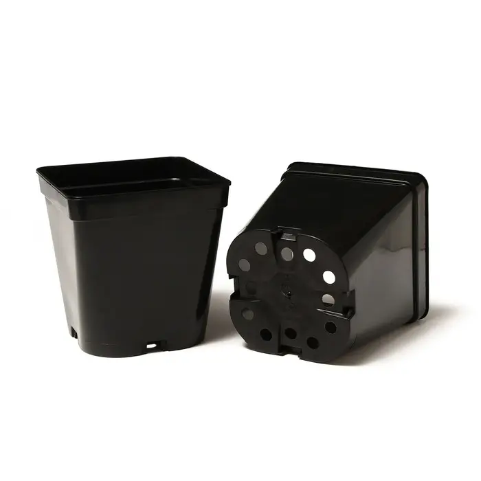 Горшок для рассады, 3 л, d=16 см, h=16 см, чёрный, Greengo