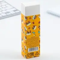 Ручка пиши-стирай, синяя паста, гелевая, 0.5 мм с колпачком &laquo;Кот&raquo;