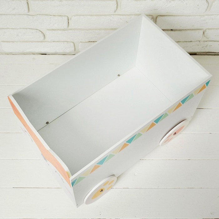 Контейнер-сундук &laquo;Лиса&raquo;, цвет белый