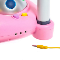 Микрофон на стойке &laquo;Волшебство&raquo;, с диско-шаром, аудио-кабелем, MP3