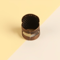 Напёрсток раздвижной, для длинных ногтей, размер S, цвет бронзовый Напёрсток раздвижной, для длинных ногтей, размер S, цвет бронзовый