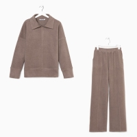 Костюм женский (свитер/брюки), цвет бежевый, размер 46 Костюм женский (свитер/брюки), цвет бежевый, размер 46