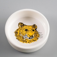 Миска керамическая для грызунов "Сытая мордочка" 80 мл 8,5 х 3 см Миска керамическая для грызунов "Сытая мордочка" 80 мл 8,5 х 3 см