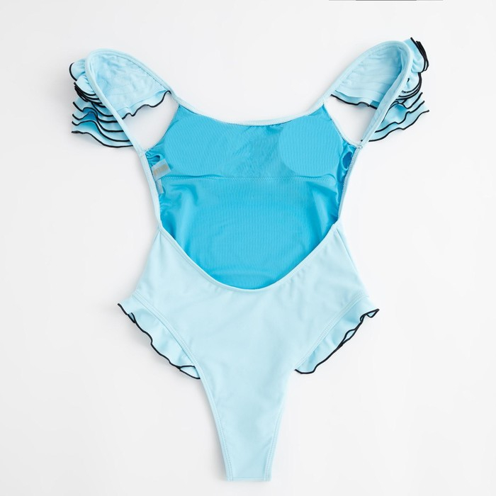 Купальник женский слитный MINAKU Купальник женский слитный MINAKU "Summer rose", размер 50, цвет голубой