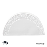 Салфетница фарфоровая Magistro Crotone, 13&times;3,8&times;7 см, цвет белый