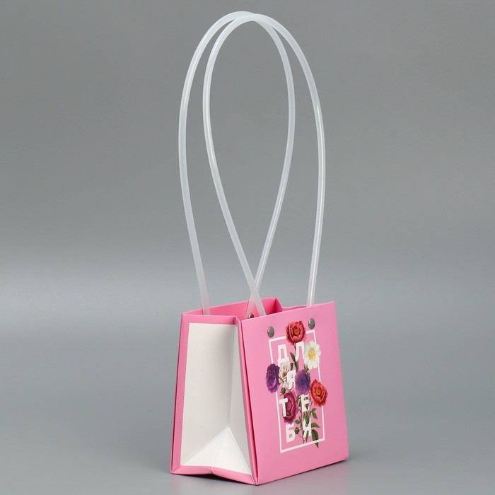 Пакет для цветов Flower, 11.5 х 12 х 8 см