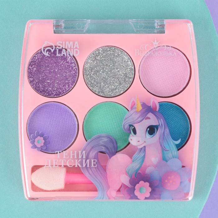 Тени детские «Для самой милой», МИКС 6 цветов Тени детские «Для самой милой», МИКС 6 цветов